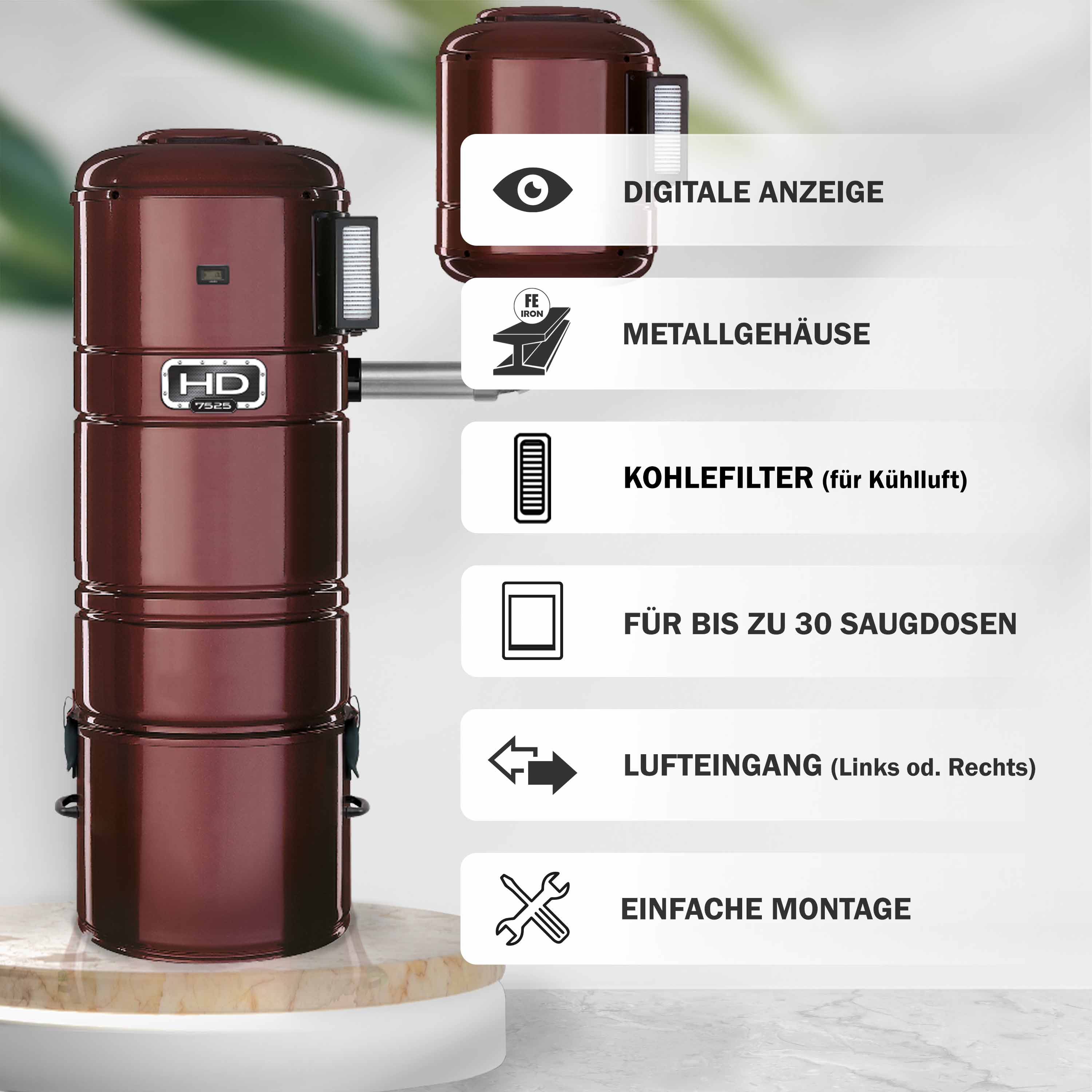 Gerät GV7525 - 2 Motoren - 4 Turbinen - HIGH-Quality