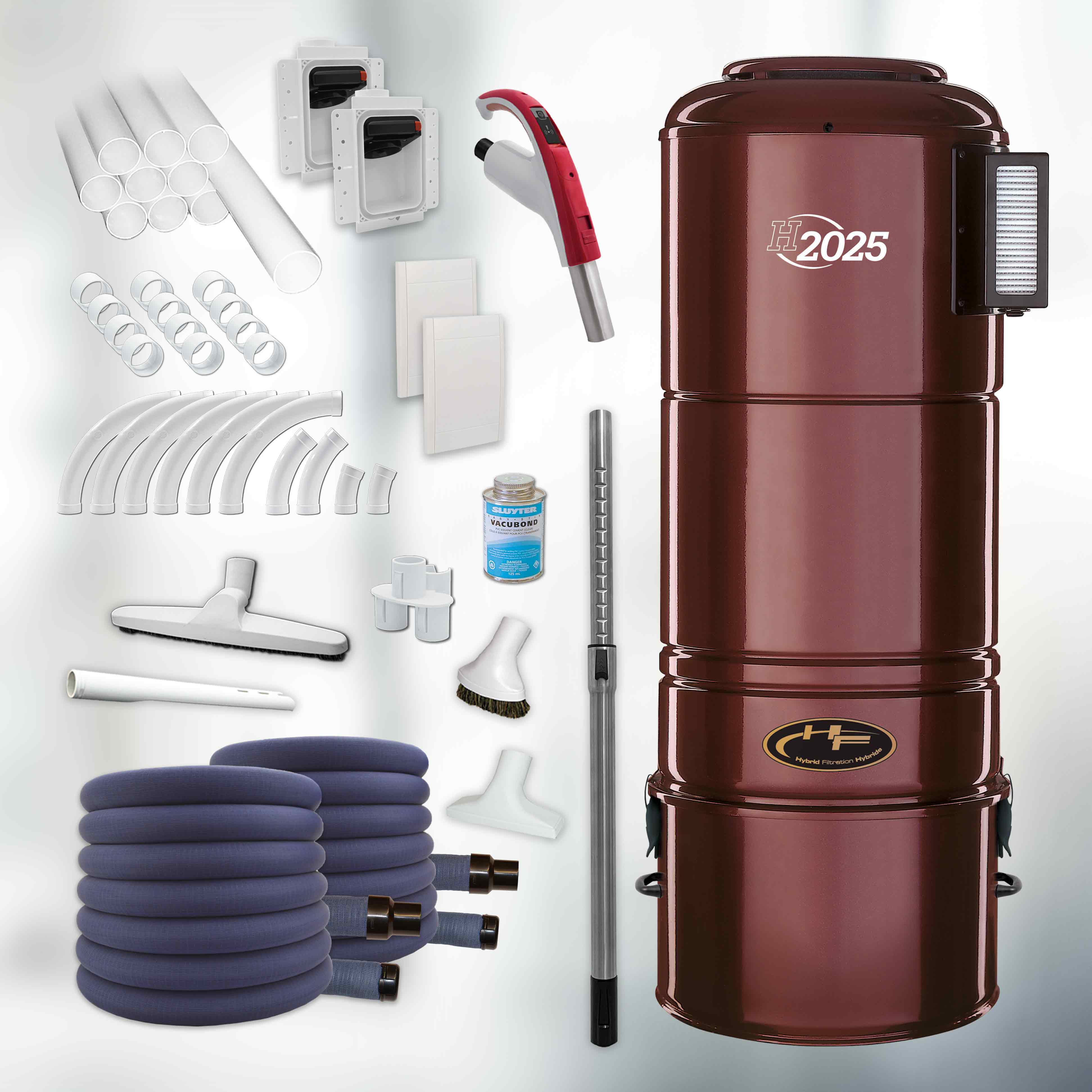 Set Nr. GV2015 high-quality-line 2-motorig - inkl. 2 Schlaucheinzüge + 25 Jahre Hersteller-Garantie GRATIS dazu!