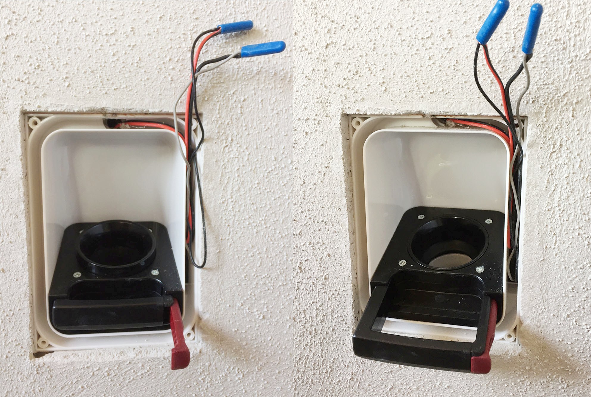 Saugdose für Schlaucheinzug von Retraflex Neues Model-KLEIN