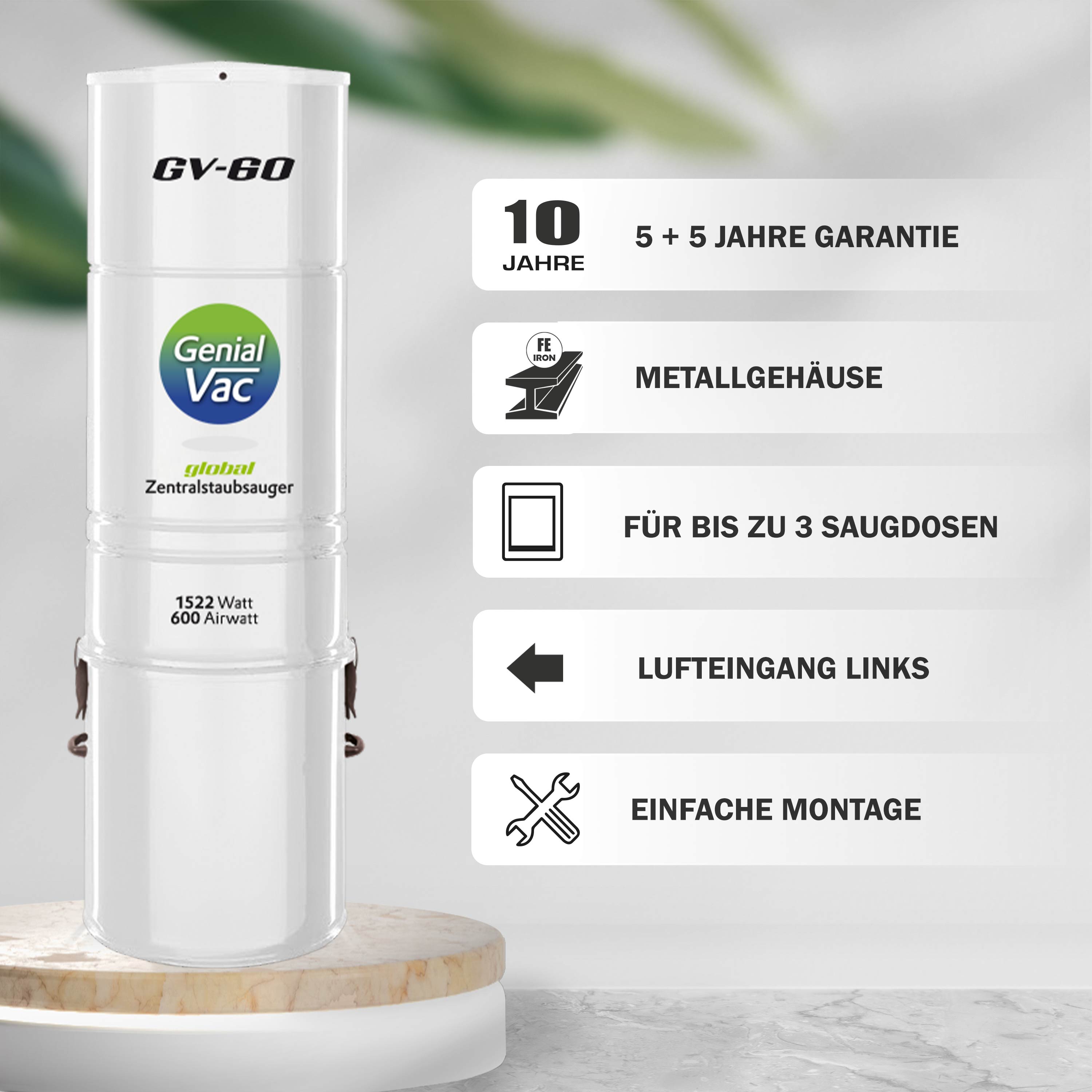 Set-Angebot  GV60 + Schlauchset mit Ein-Aus in versch. Längen
