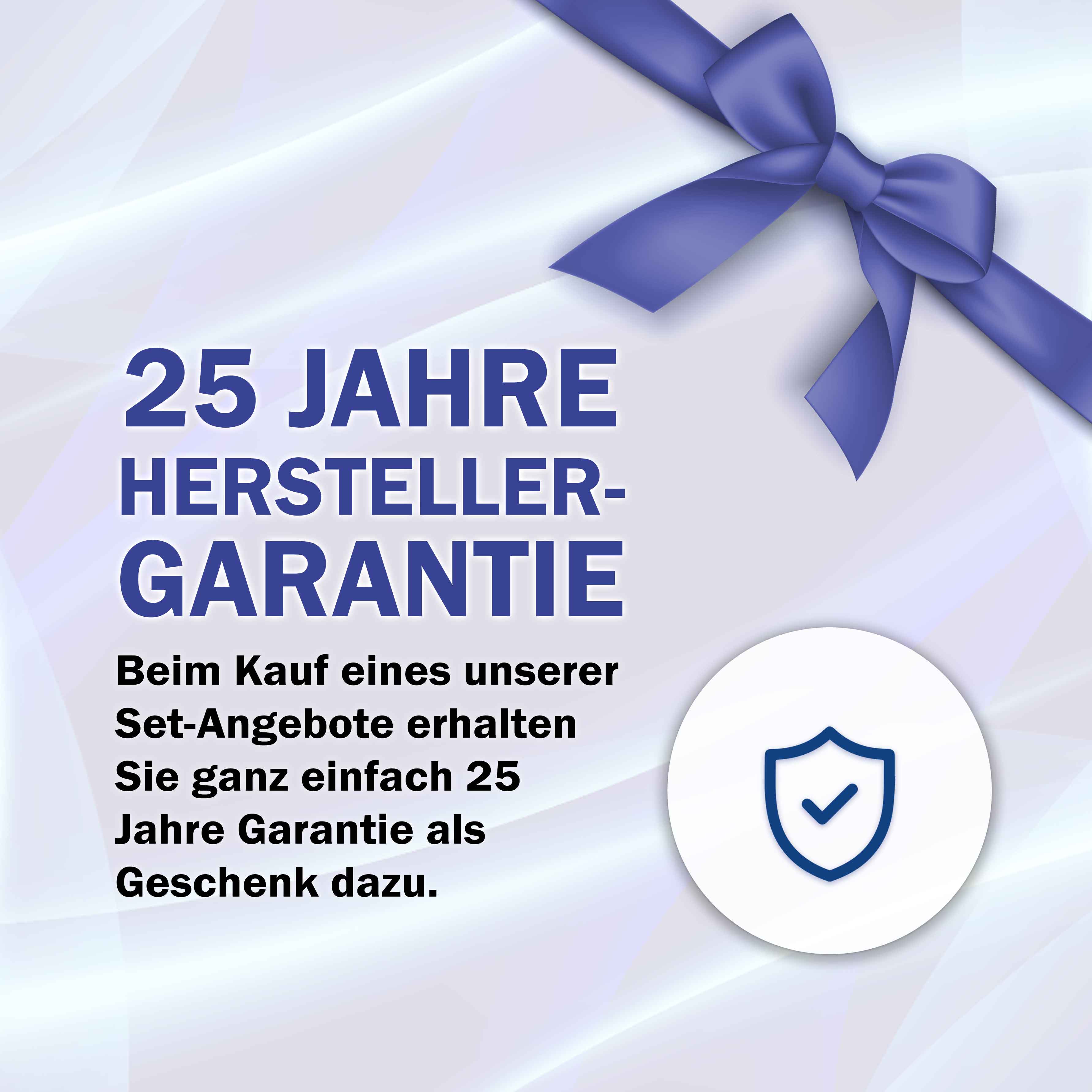 Set Nr. GV2015 high-quality-line 2-motorig - inkl. 2 Schlaucheinzüge + 25 Jahre Hersteller-Garantie GRATIS dazu!