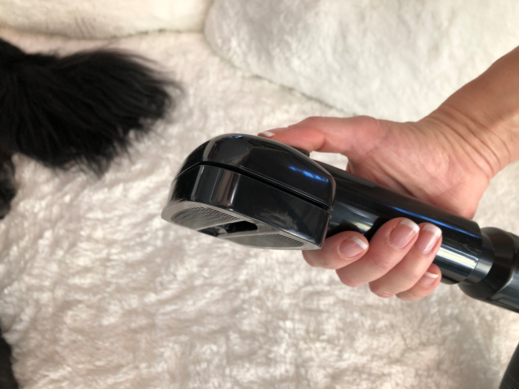 Tierbürste mit PVC-Kamm u. Schlauch