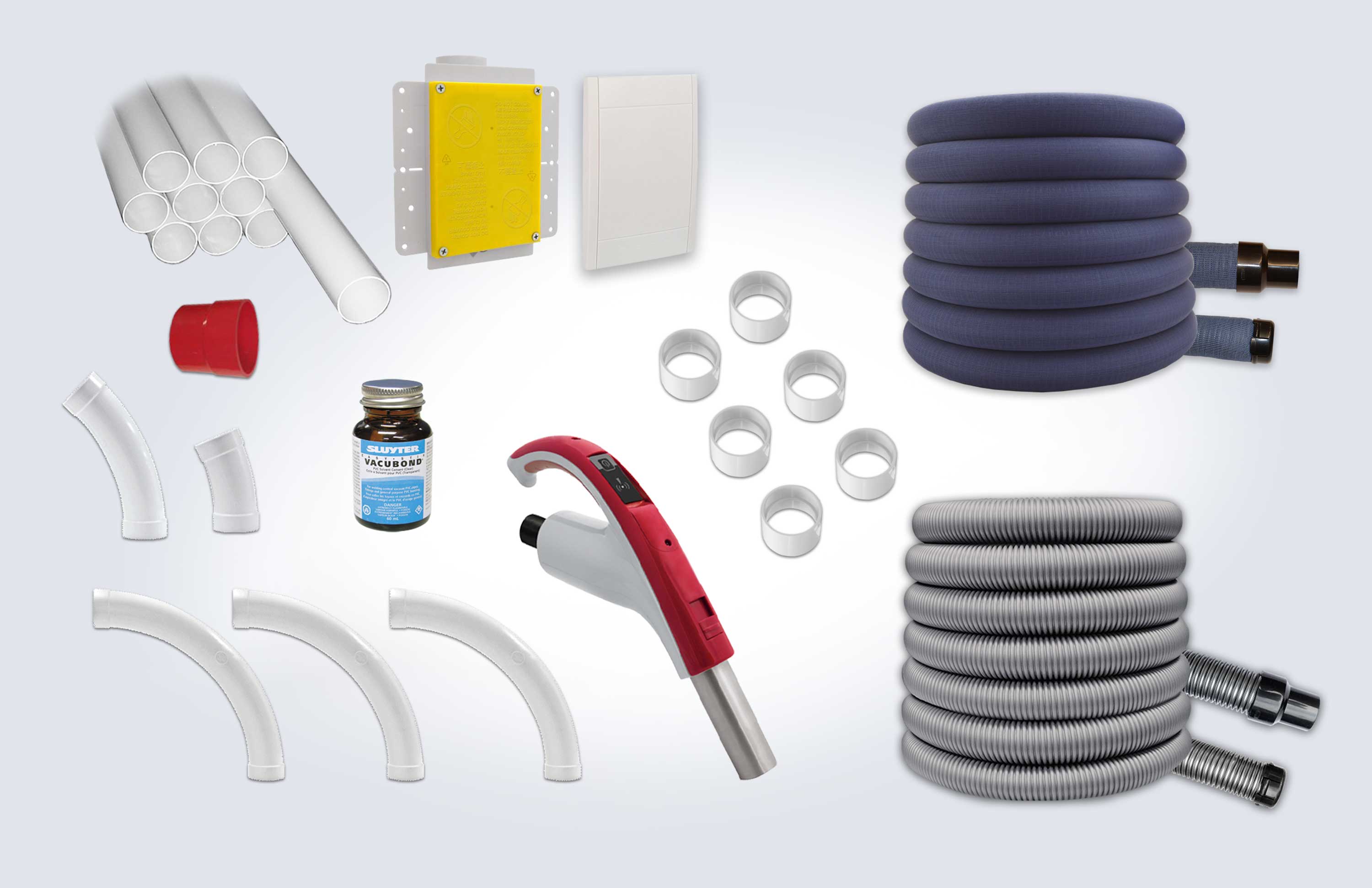 Schlaucheinzug-Einzelteile