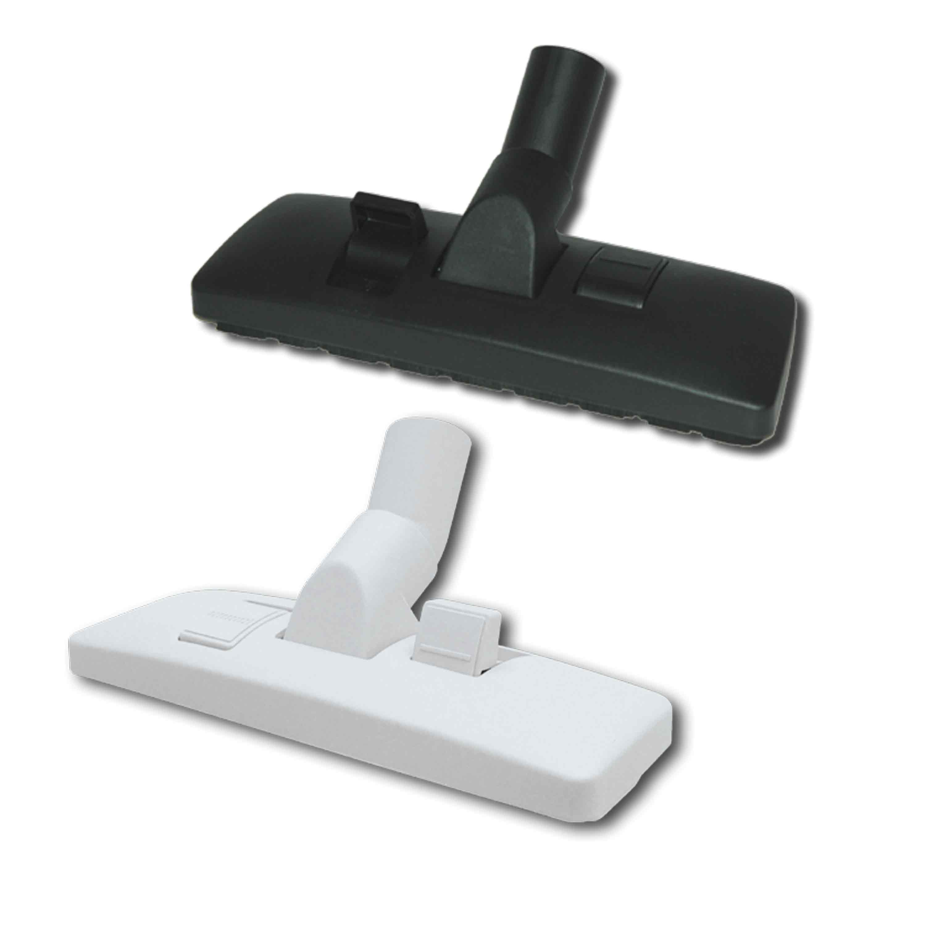 Bodendüse umschaltbar mit Chromstahl-Bodenplatte - schwarz