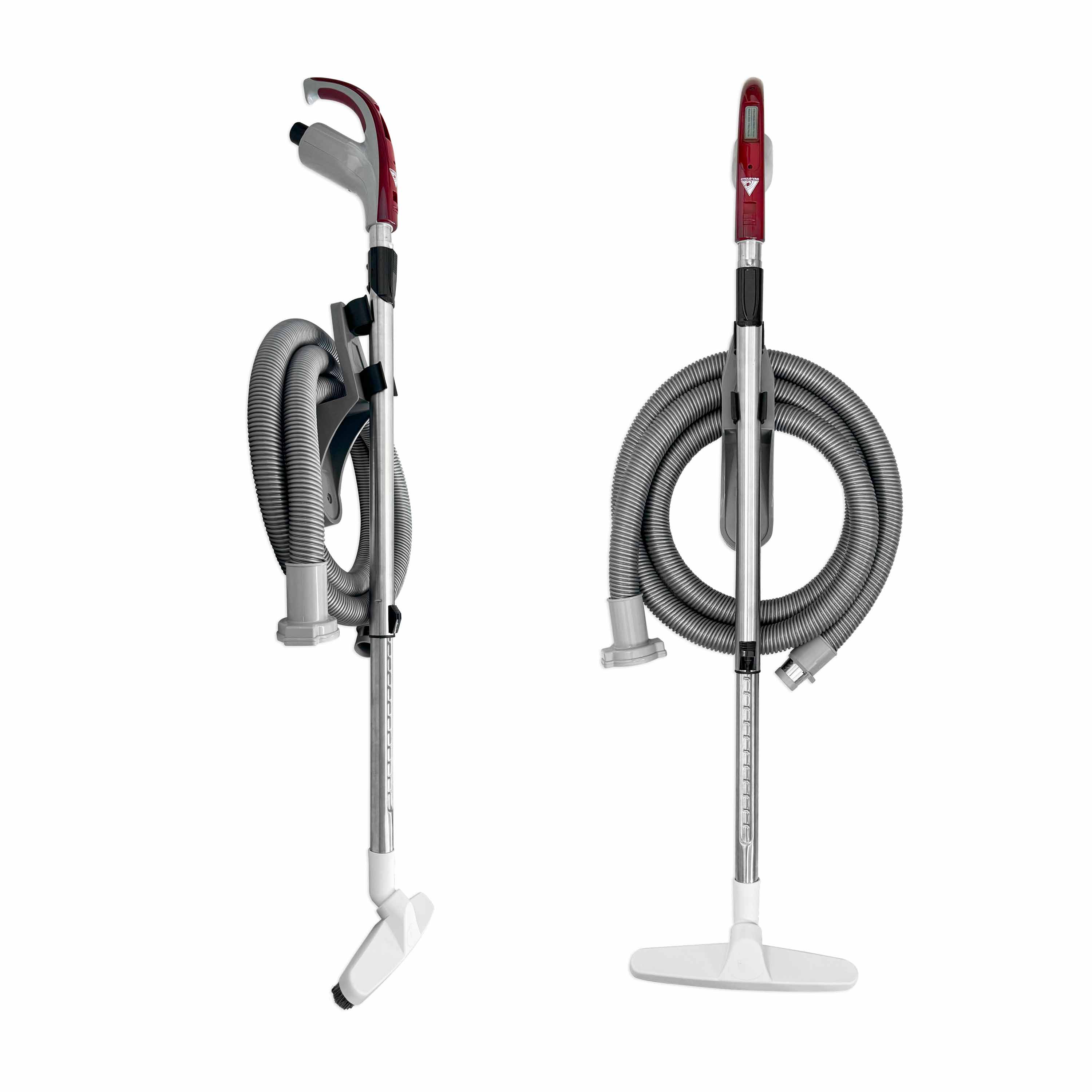 Schlauchhalter und Teleskophalter PVC grau