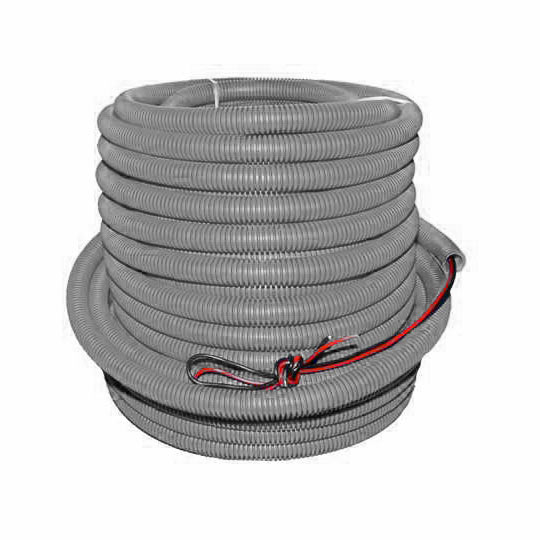 Kabel im Schutzschlauch eingezogen