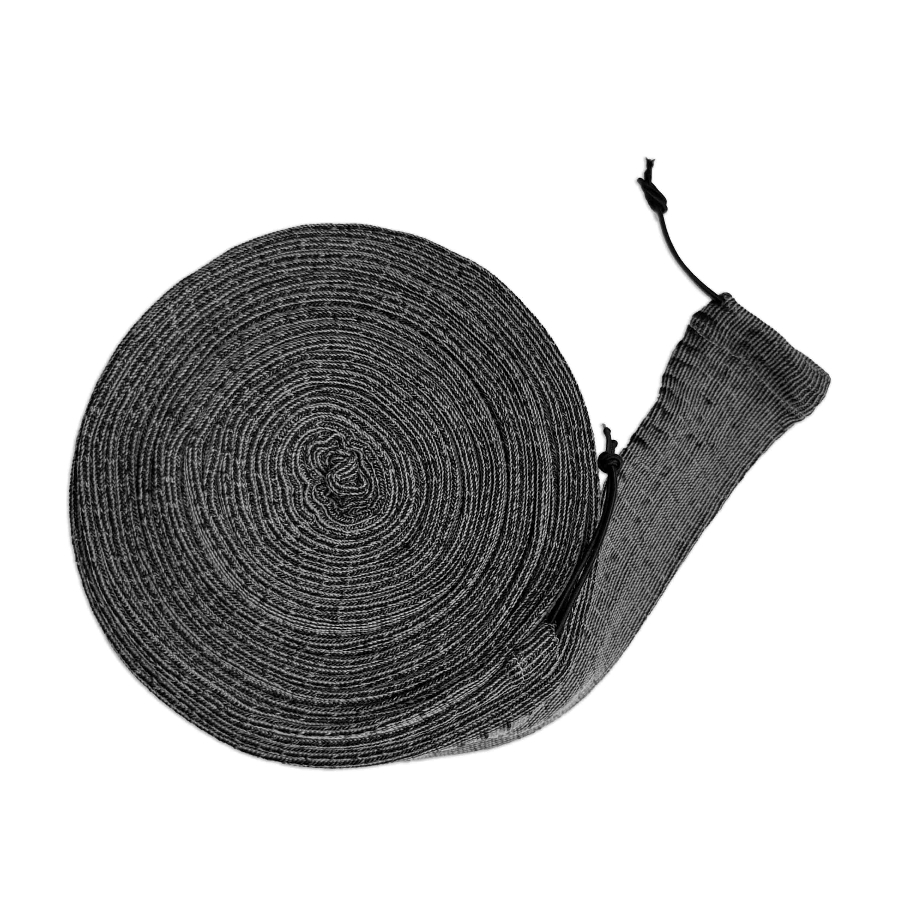 Stretch-Schlauchüberzug, Farbe Grau - 9 m