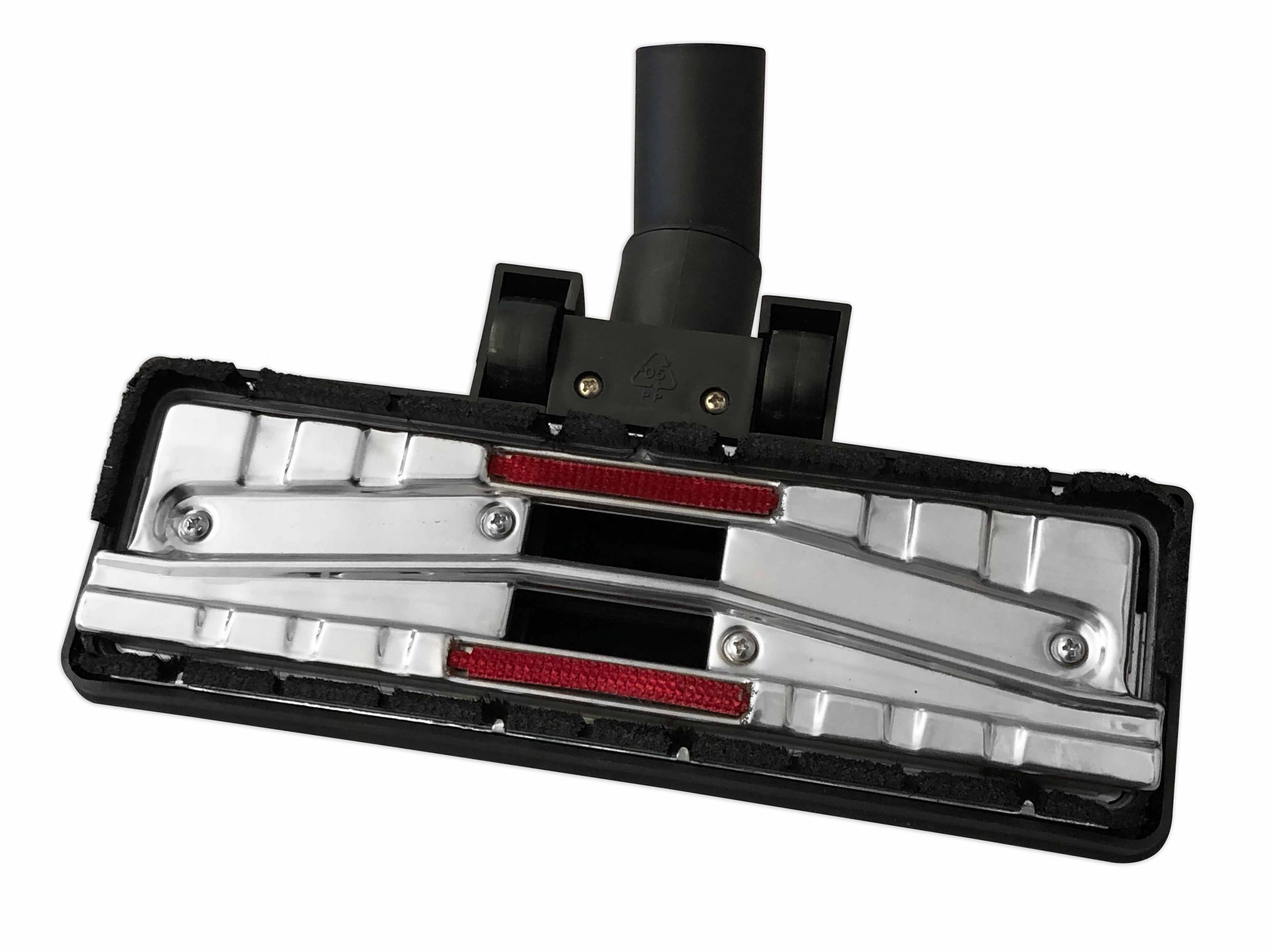 Bodendüse Typ2 umschaltbar mit 2 kleinen Rädern und Chrom Bodenplatte