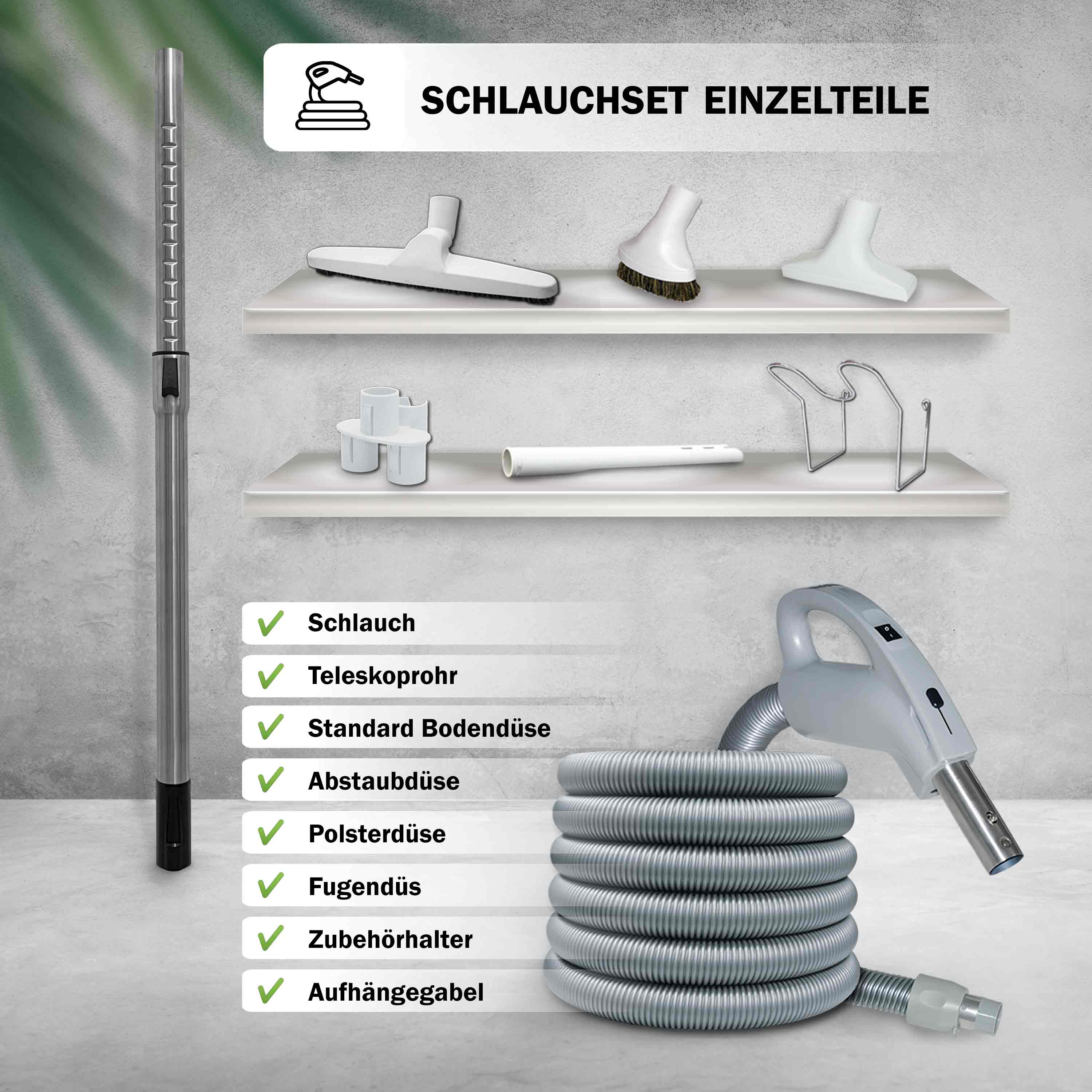 Set-Angebot GV215 + Schlauchset mit Ein-Aus in versch. Längen + 25 Jahre Hersteller-Garantie GRATIS dazu!